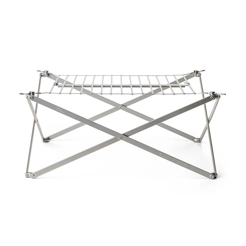 Wolf And Grizzly Camping Kit Grill With Fire Set
