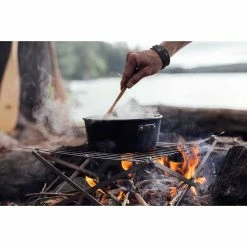 Wolf And Grizzly Camping Kit Grill With Fire Set